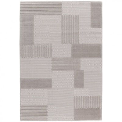 Tapete decorativo cinza com padrão geométrico e texturas variadas