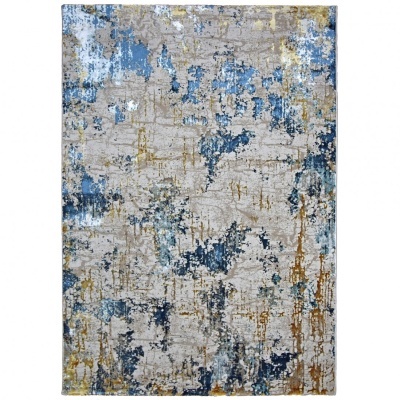 Tapete decorativo com padrão abstrato de várias cores