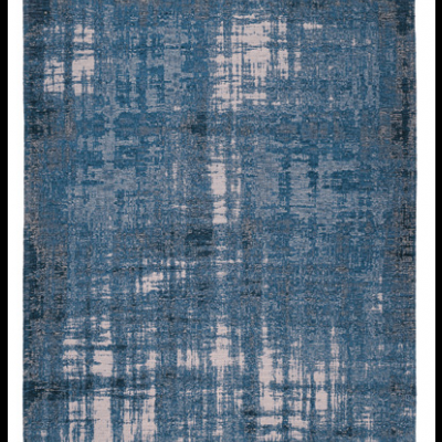 Tapete azul e bege com padrão abstrato