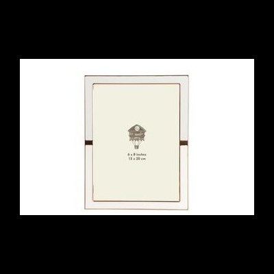 Moldura fotográfica prateada com texto central e fundo branco