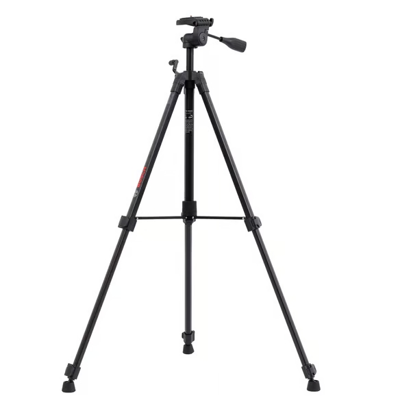 BOSCH BT 150 Tripé para a construção civil Tripé de câmera preto em fundo branco