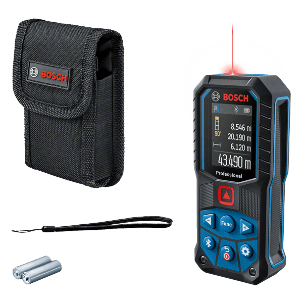 BOSCH PRO GLM 50-27 C Medidor laser Medidor a laser Bosch profissional com ecrã e capa preta