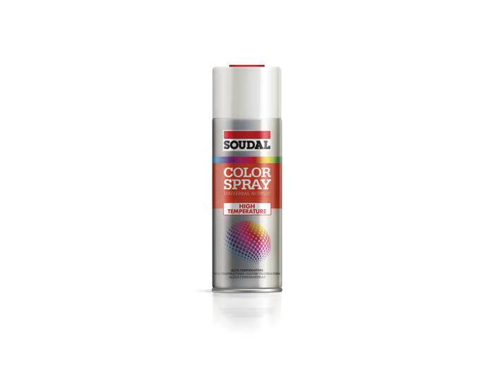 SOUDAL COLOR SPRAY HIGH TEMPERATURE 400ml Spray de tinta SOUDAL COLOR SPRAY alta temperatura