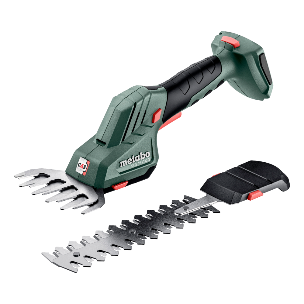 METABO SGS 18 LTX Q Corta-sebes Aparelho elétrica de jardim Metabo SGS 18 LTX 0 com lâmina metálica destacável