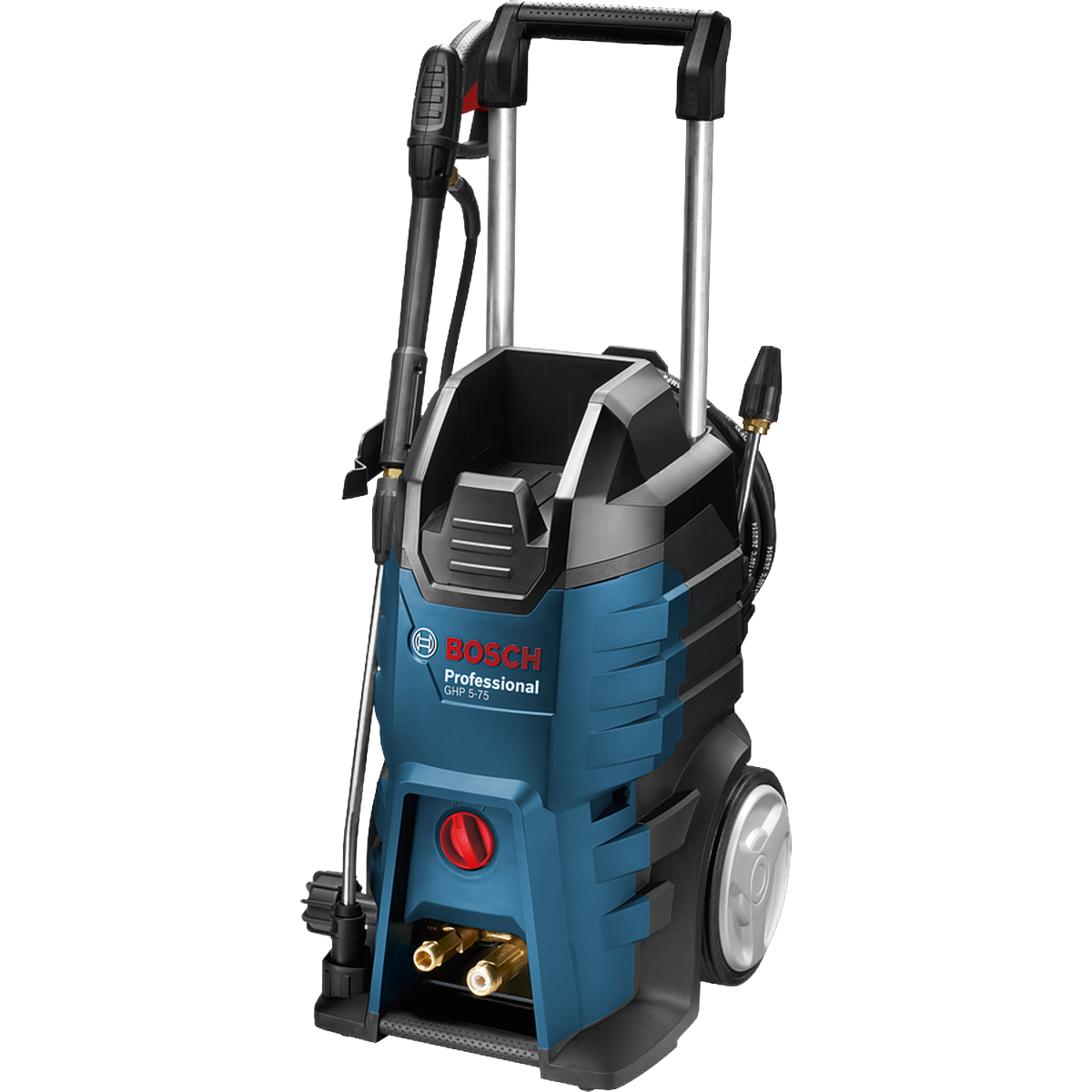 BOSCH GHP 5-75 Máquina de lavar de alta pressão Máquina lavadora de alta pressão Bosch Professional em fundo branco