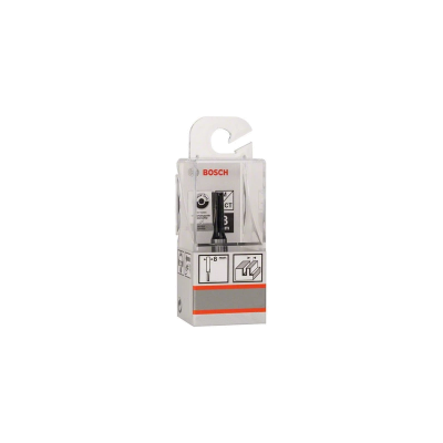 Embalagem de broca Bosch branca com texto e símbolos técnicos