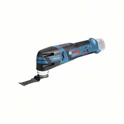Ferramenta elétrica oscilante Bosch Professional azul e preta com lâmina