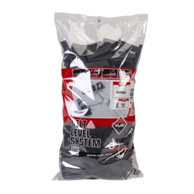 Pacote transparente com espaçadores para nivelamento de pavimentos da marca RUBI