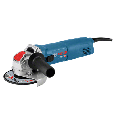 Esmerilhadora Bosch Professional azul com disco de corte