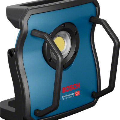 Lanterna de trabalho BOSCH Professional azul com proteção metálica preta