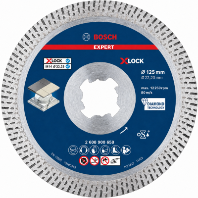 Disco de corte Bosch Expert para azulejos e mármore com tecnologia Diamond e adaptador M14