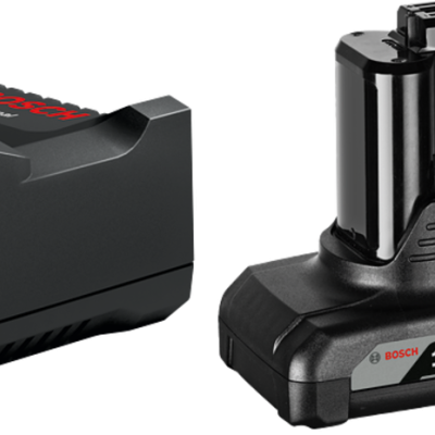 Base de carregamento preta e dois carregadores de bateria pretos com etiquetas 12V 500 MAH