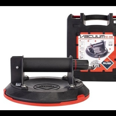 Elevador a vácuo para ladrilhos RUBI com caixa de transporte preta