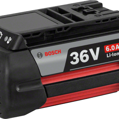 Bateria preta e vermelha Bosch 36V 6.0Ah Li-ion para ferramentas