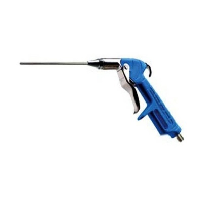 Pistola de limpeza de ar comprimido azul e metal