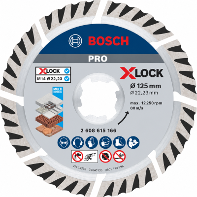 Disco de serra circular metálico BOSCH PRO XLOCK para multi material