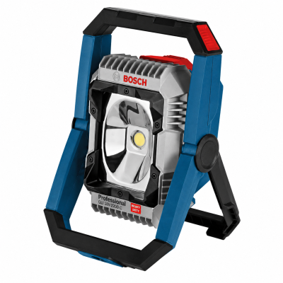 Projetor de luz portátil BOSCH Professional em plástico azul, cinza e preto