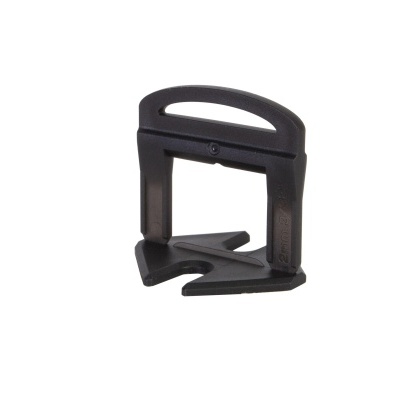 Clips de nivelamento para pavimentos em plástico preto