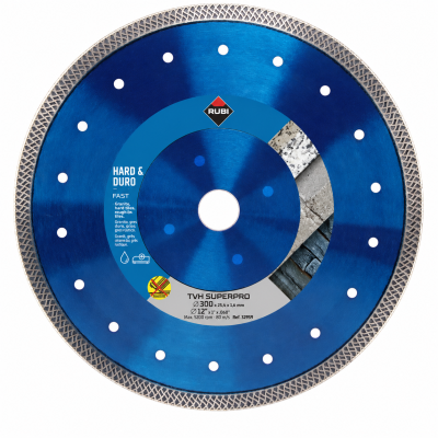 Disco de corte diamantado azul RUBI TVH SUPERPRO