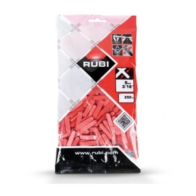 Pacote de espaçadores para azulejos RUBI X 5 mm 3/16