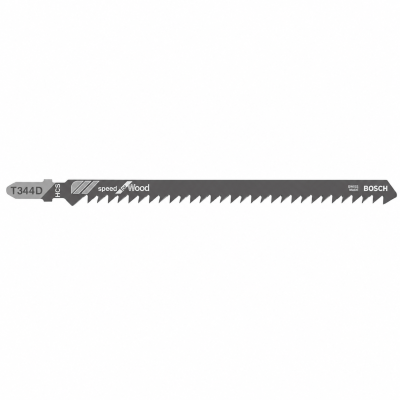 Lâmina de serra para madeira preta BOSCH T344D HCS