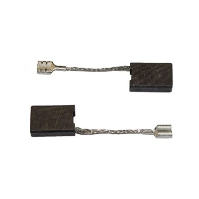 Escovas de carvão para motor elétrico com fios metálicos e terminais