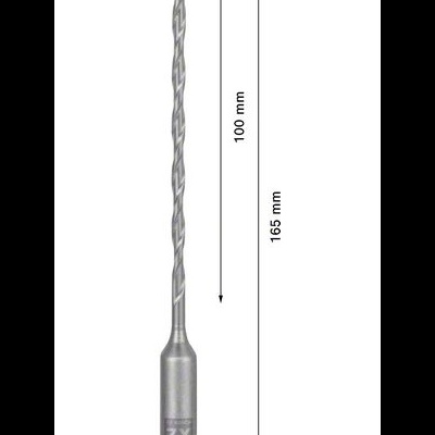 Broca metálica 4,0 mm com ponta azul e 165 mm de comprimento