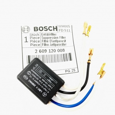 Filtro antiparasitário Bosch FD-511 com três terminais elétricos