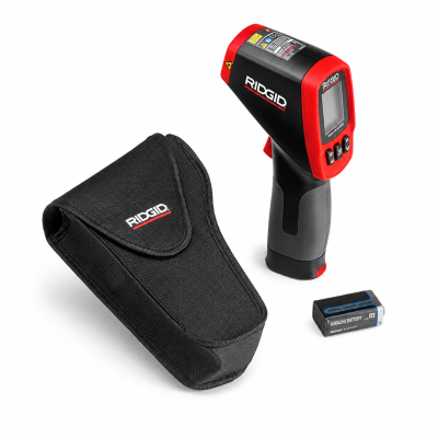 Termómetro infravermelho RIDGID RX-30D com estojo e bateria