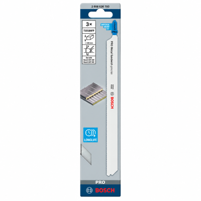 Pacote com lâmina de serra Bosch PRO Metal Sandwich precise