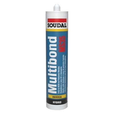 Tubo de cola e vedante Multibond MS35 da marca Soudal