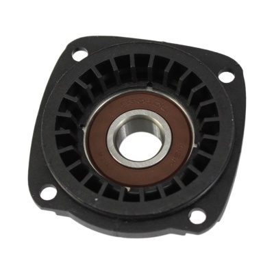 Rolamento com estrutura preta e anel metálico no centro