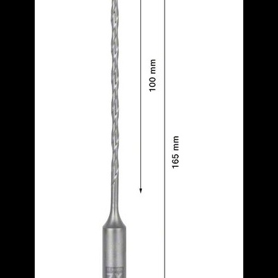Broca metálica helicoidal de 165 mm com 3,5 mm de diâmetro e texto 7X 100 mm