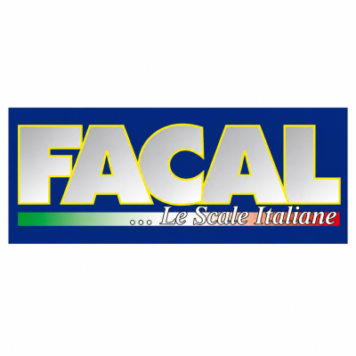 Logótipo FACAL com texto e faixa nas cores da bandeira italiana