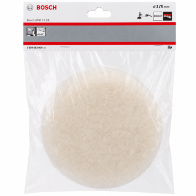 refil redondo poliéster Bosch para polidora 170 mm
