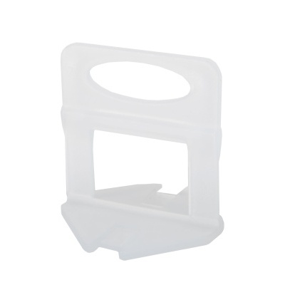 Separador de azulejos em plástico branco translúcido