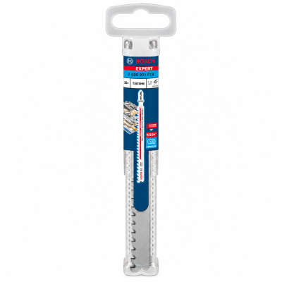 Folha de serra Bosch Expert T367XHM em embalagem azul e transparente