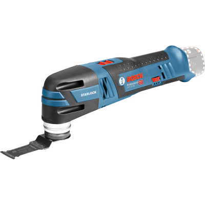 Ferramenta multifunções elétrica BOSCH Professional GOP 12V-28 azul e preta com lâmina