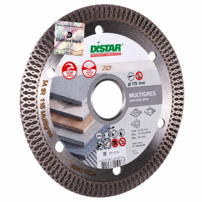 Disco de corte diamantado para porcelana e gres