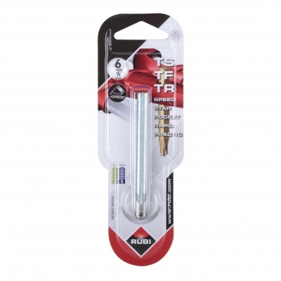 Conjunto de 6 lâminas de serra em embalagem de plástico e cartão