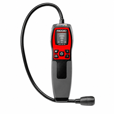 Detector eletrônico RIDGID micro CD-100 com cabo flexível.