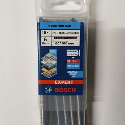 Embala de brocas Bosch CYL-9 múltipla construção 6mm 60/100mm
