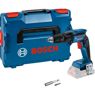 Berbequim aparafusador a bateria BOSCH Professional com estojo azul e pontas metálicas