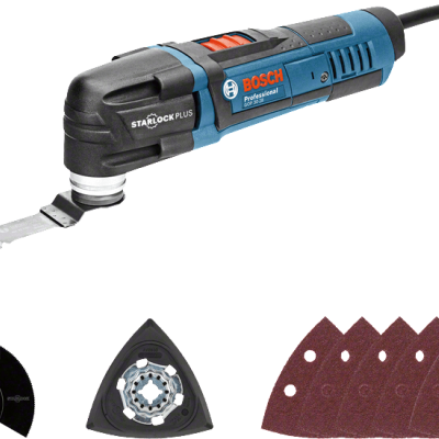 Multiferramenta BOSCH Professional com lâmina e discos abrasivos