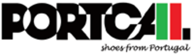 Logótipo da marca PORTCALL com texto shoes from Portugal