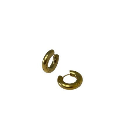 Brincos argola pequenos dourados