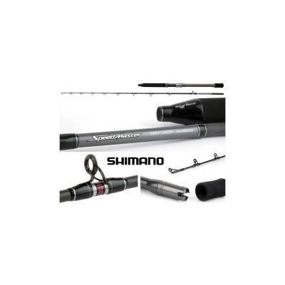 Caniço de pesca Shimano Speed Master cinza com detalhes pretos e vermelhos