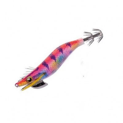 Isca artificial colorida em forma de lula para pesca