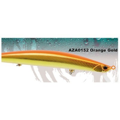 Isco artificial laranja e dourado com padrão de escamas AZA0152 Orange Gold