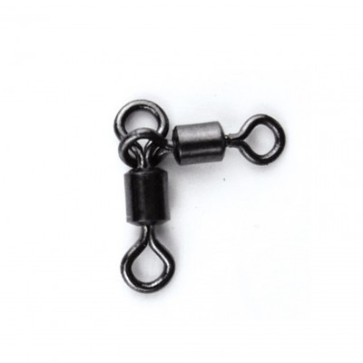 rolamentos giratórios de metal preto para pesca